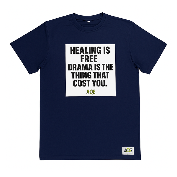 Healing Is Free, Drama Costs You Statement T-Shirt | A Quiet Enemy
