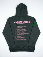 A Quiet Enemy "AQE" Mental Health Awareness Hoodie