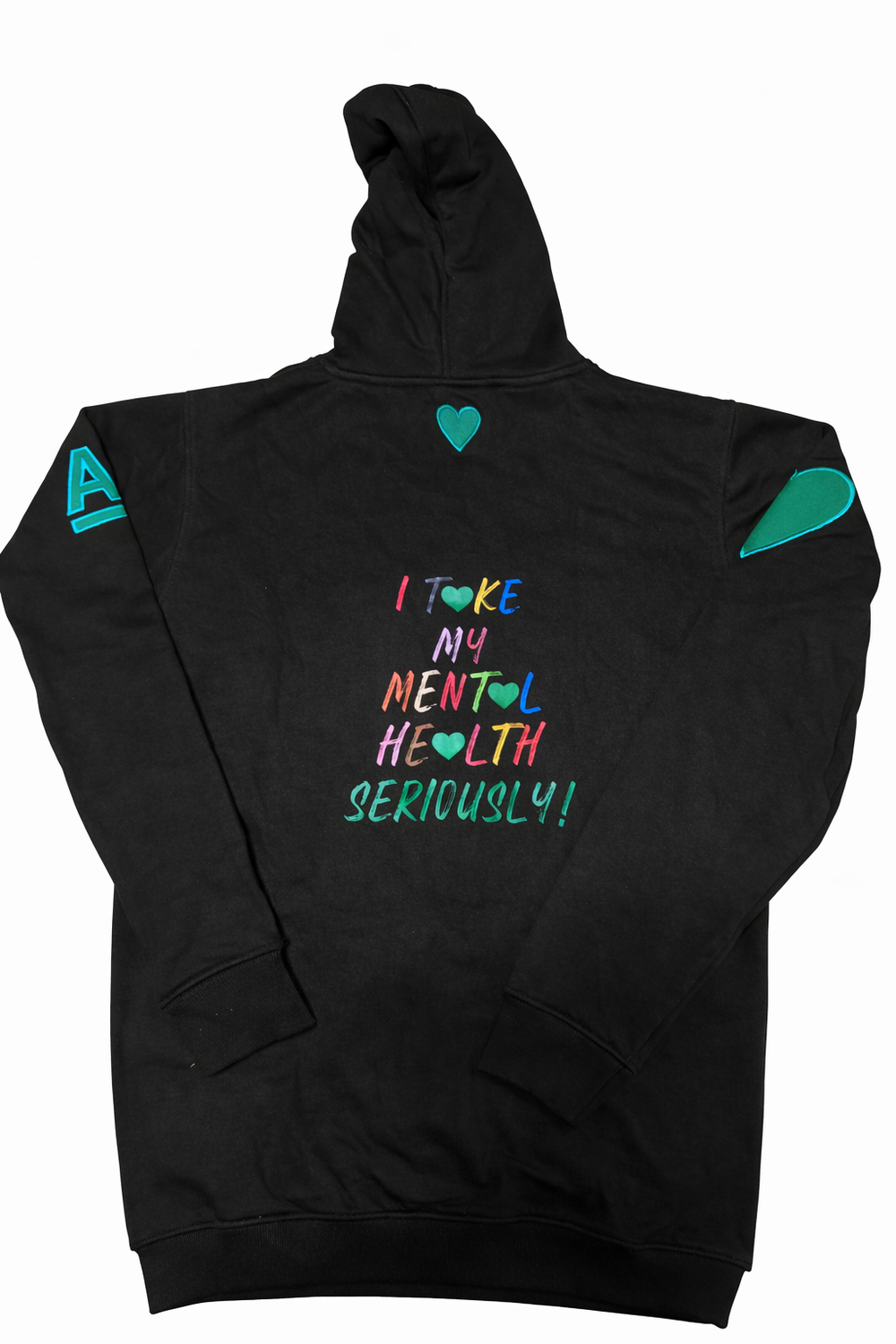 A Quiet Enemy Hoodie w/ multicolor letters