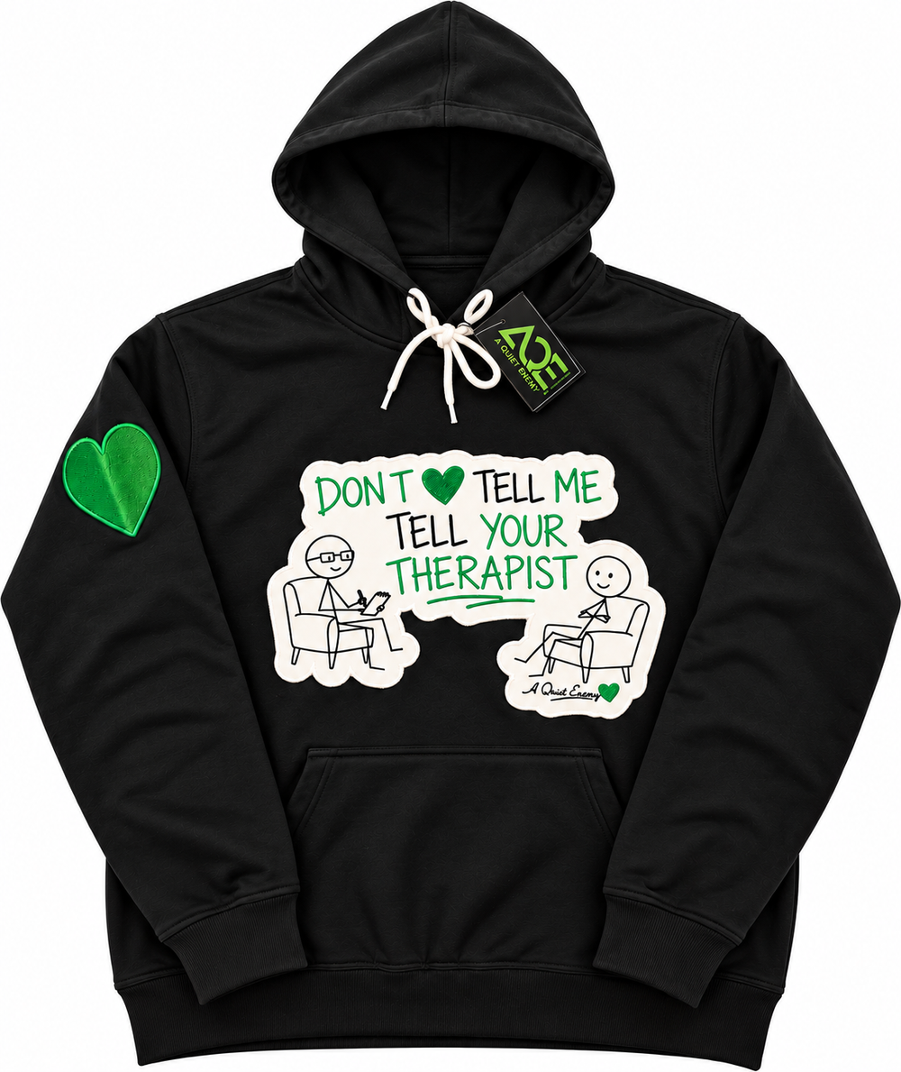 "Don't Tell Me Tell Your Therapist" Stick Figure Mental Health Awareness