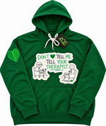 "Don't Tell Me Tell Your Therapist" Stick Figure Mental Health Awareness